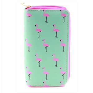 NWT Flamingo Wallet - Mint/Pink 🌴🌴